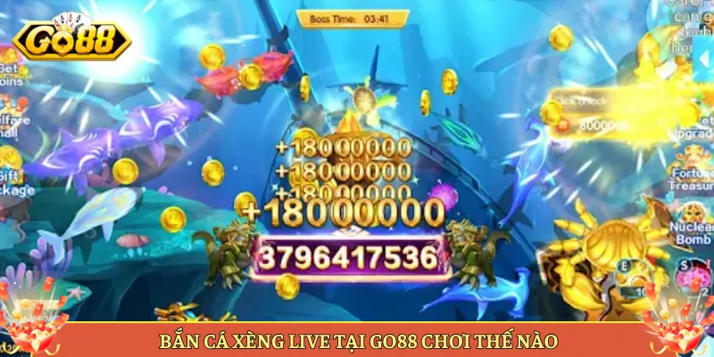 Bắn Cá Xèng Live Tại Go88 Đua Top Ăn Xèng Realtime. 2 Bắn Cá Xèng Live Tại Go88 Chơi Thế Nào
