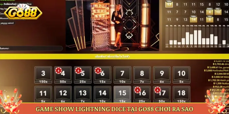 Lightning Dice Tại Go88 Tài Xỉu Xúc Xắc Nhân Hệ Số Sét. 2 Game Show Lightning Dice Tại Go88 Chơi Ra Sao
