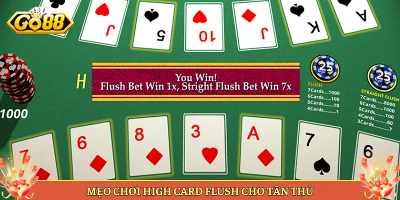 High Card Flush Tại Go88 Biến Thể Poker So Thùng Cực Lạ. 3 Mẹo Chơi High Card Flush Cho Tân Thủ
