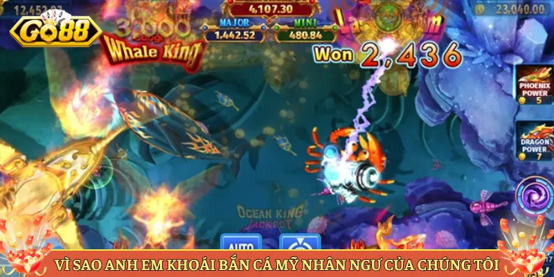 Bắn Cá Mỹ Nhân Ngư Tại Go88 Đắm Mình Săn Lộc Đại Dương. 4 Vì Sao Anh Em Khoái Bắn Cá Mỹ Nhân Ngư Của Chúng Tôi