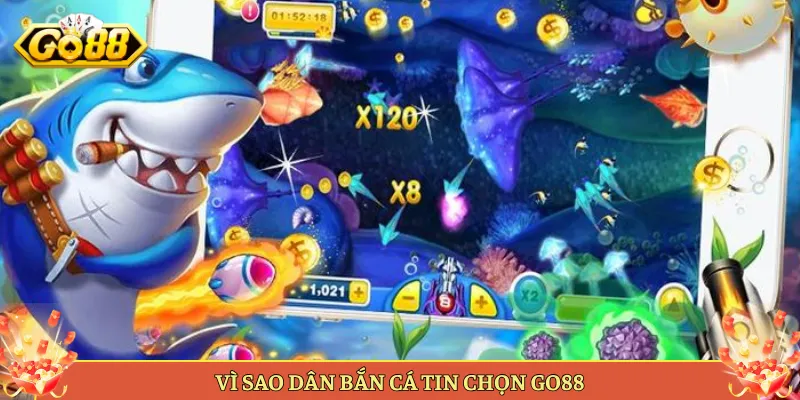 Bắn Cá Đổi Thưởng Tại Go88 Săn Lộc Ra Tiền Thật. 4 Vì Sao Dân Bắn Cá Tin Chọn Go88